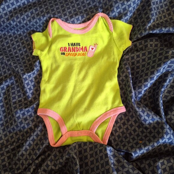 i have grandma on speed dial onesie 3 months - Picture 1 of 7